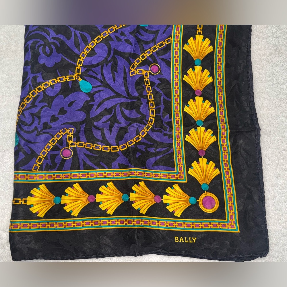 Bally vintage silk scarf
